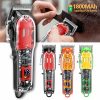 Hair Care & Styling Tools | Hair Trimmer Transparent Electric Trimmer Men Beard Trimming Professional Clippers Usb Rechargeable Machine Hair Cutting Clippers Shaving 230808 Hair Care & Styling Tools Hair Care & Styling Tools