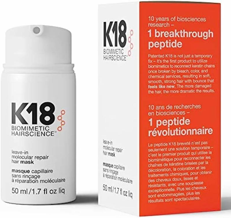 Hair Care & Styling Tools | K18 Leave In Molecular Repair Hair Mask Treatment To Repair Damaged Hair 4 Minutes To Reverse Damage From Bleach Nourishing Conditioner 50Ml Hair Care & Styling Tools Hair Care & Styling Tools