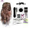 Hair Care & Styling Tools | Mannequin Heads 80% Real Natural Human Hair Mannequin Head With Hair Professional Practice Curling Salon Barber Training Head With Stand 230310 Hair Care & Styling Tools Hair Care & Styling Tools