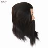 Hair Care & Styling Tools | Mannequin Heads Male Mannequin Head With 100% Remy Human Hair Black For Practice Hairdresser Cosmetology Training Doll Head For Hair Styling 230310 Hair Care & Styling Tools Hair Care & Styling Tools