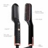 Hair Care & Styling Tools | Men Beard Straightener Hot Heating Electric Mutifunctional Hair Comb Smoothing Iron Hair Straightening Brush Hair Care & Styling Tools Hair Care & Styling Tools