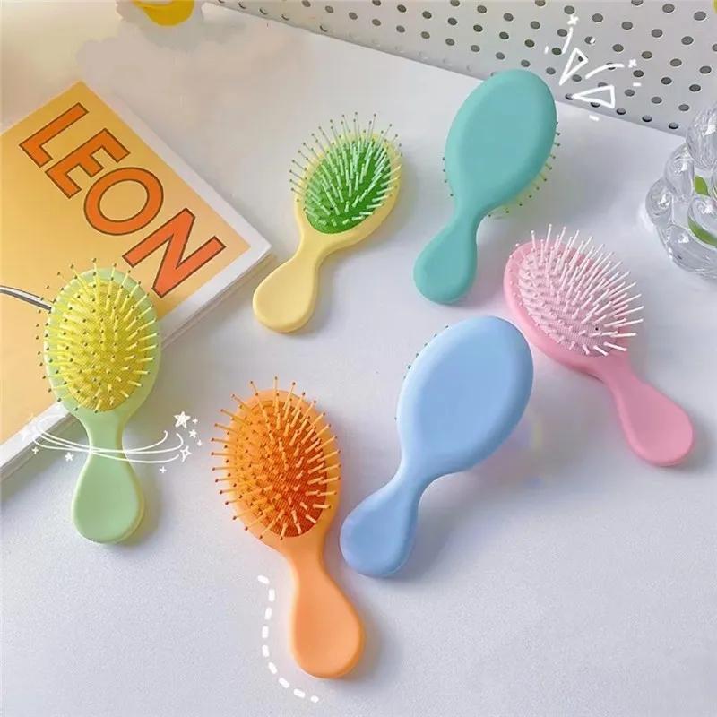 Hair Care & Styling Tools | Mini Cartoon Candy Color Detangling Brush Cute Girl Moon Air Cushion Comb Head Massage Hairdressing Handle Hair Comb Hair Care & Styling Tools Hair Care & Styling Tools