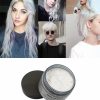 Hair Care & Styling Tools | Mofajang 9 Colors Hair Wax Styling Pomades Silver Grandma Grey Disposable Natural Hair Strong Gel Cream Hair Dye For Women Men 120G Hair Care & Styling Tools Hair Care & Styling Tools