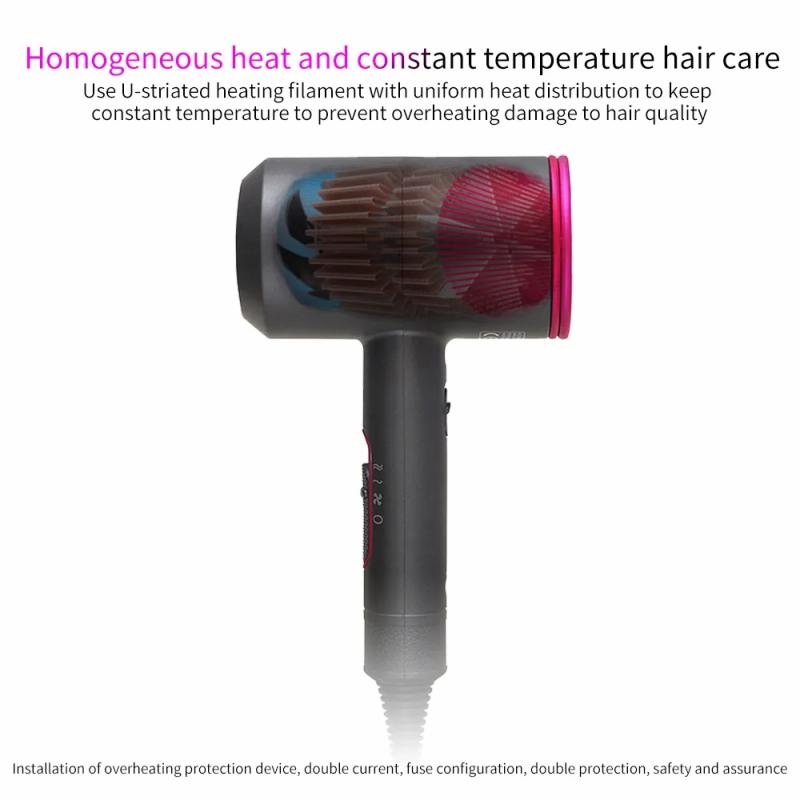 Hair Care & Styling Tools | New Hair Dryer Negative Ionic Professional Powerful Hairdryer Travel Homeuse Hot Cold Wind Salon Blow Dryer Hair Care & Styling Tools Hair Care & Styling Tools