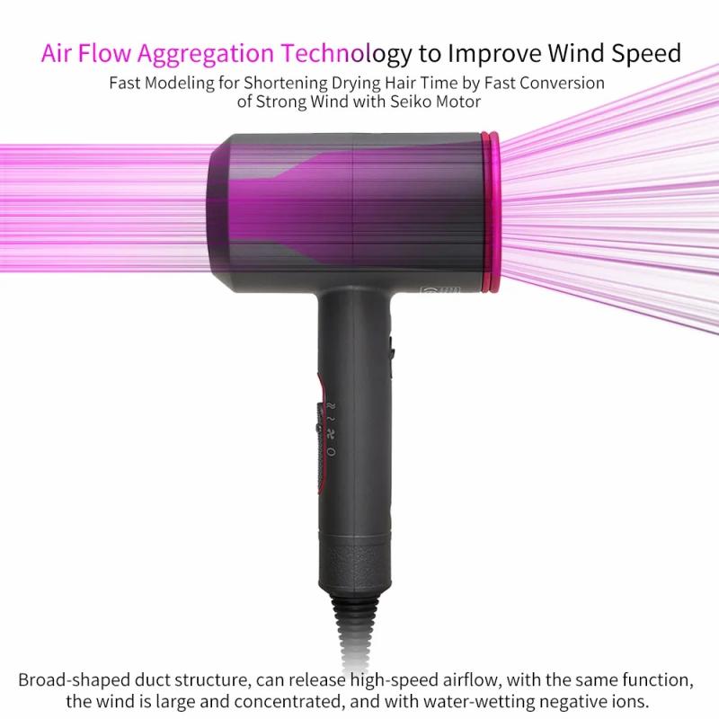 Hair Care & Styling Tools | New Hair Dryer Negative Ionic Professional Powerful Hairdryer Travel Homeuse Hot Cold Wind Salon Blow Dryer Hair Care & Styling Tools Hair Care & Styling Tools