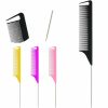 Hair Care & Styling Tools | Professional Pointed Tail Hair Styling Comb Antistatic Hair Dye Brush Barber Steel Needle Pin Rat Tip Combs Barber Accessories Hair Care & Styling Tools Hair Care & Styling Tools