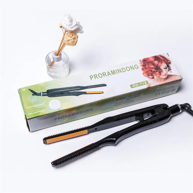 Hair Care & Styling Tools | Ultra Thin Mini Electric Split Hair Straightener Professional Small Flat Iron Short Heating Plate High Quality Hair Straightener Hair Care & Styling Tools Hair Care & Styling Tools