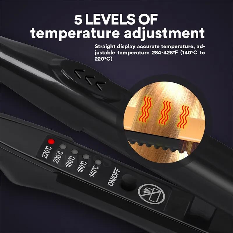 Hair Care & Styling Tools | Ultra Thin Mini Electric Split Hair Straightener Professional Small Flat Iron Short Heating Plate High Quality Hair Straightener Hair Care & Styling Tools Hair Care & Styling Tools