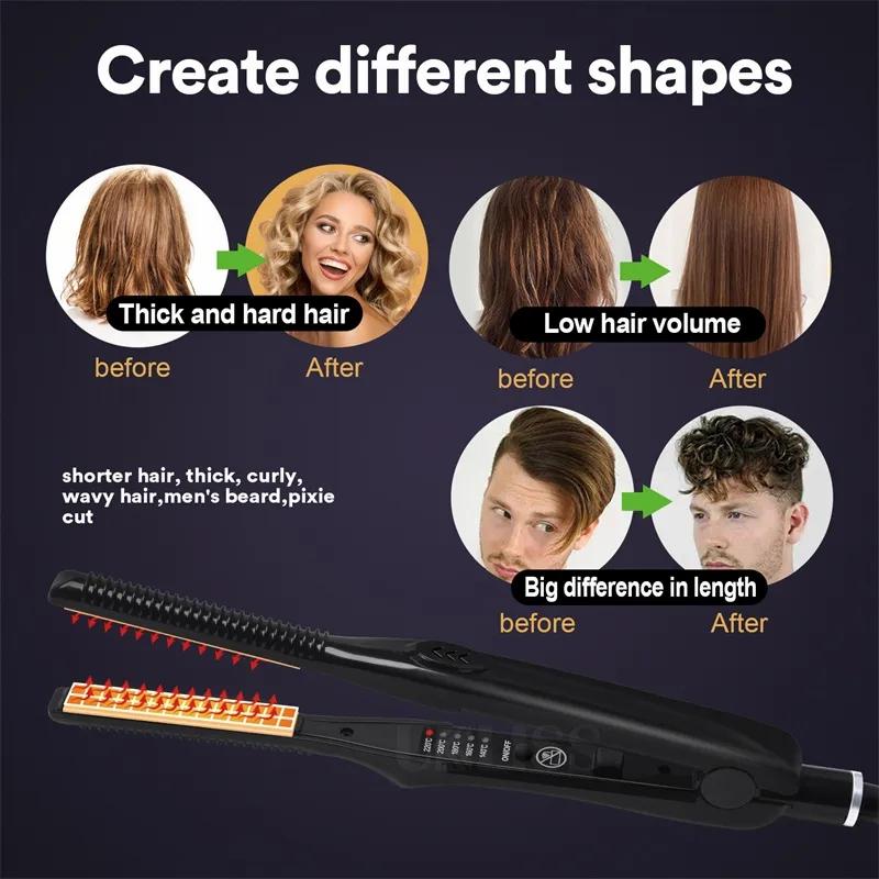 Hair Care & Styling Tools | Ultra Thin Mini Electric Split Hair Straightener Professional Small Flat Iron Short Heating Plate High Quality Hair Straightener Hair Care & Styling Tools Hair Care & Styling Tools