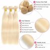 Hair Extensions | 613 Blonde Brazilian Straight Human Hair Weaves Full Head 3Pcs/Lot Double Wefts Remy Hair Extensions Hair Extensions Hair Extensions