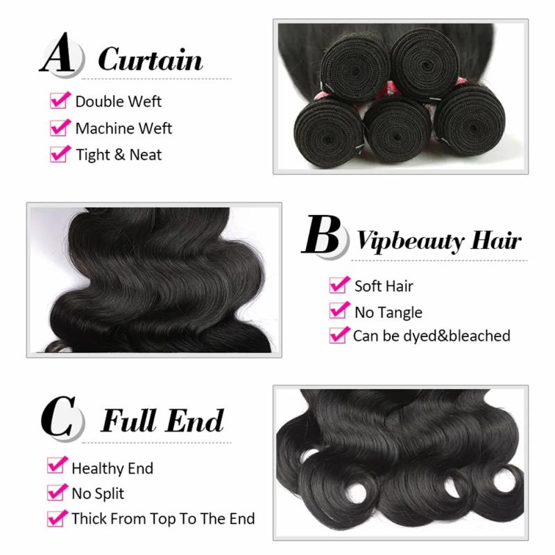 Hair Extensions | Mink Brazilian Body Wave Virgin Hair Unprocessed Human Hair Extensions Brazilian Straight Hair Weave Bundles Hair Extensions Hair Extensions