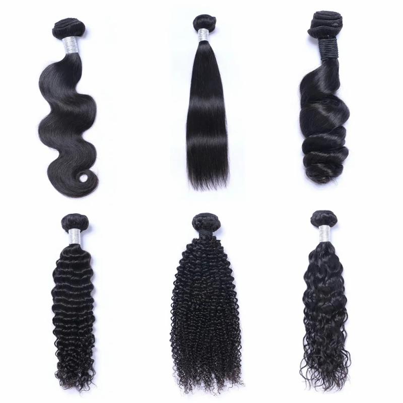 Hair Extensions | Mink Brazillian Straight Body Loose Deep Wave Kinky Curly Unprocessed Brazilian Peruvian Indian Human Hair Weave Bundles Hair Extensions Hair Extensions