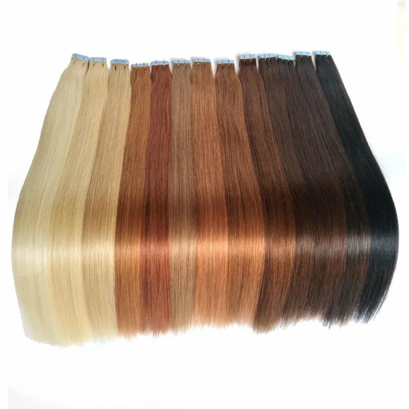 Hair Extensions | Tape In Human Hair Extensions Skin Weft Tape Hair Extensions 100G/40Pieces Brazilian Hair Hablonde Double Sides Adhesive Cheap Free Shipping Hair Extensions Hair Extensions