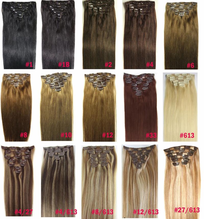 Hair Extensions | Zzhair 16″-32″ 8Pcs Set Clips In/On 100% Brazilian Remy Human Hair Extension Full Head 100G 120G 140G Natural Straight Hair Extensions Hair Extensions