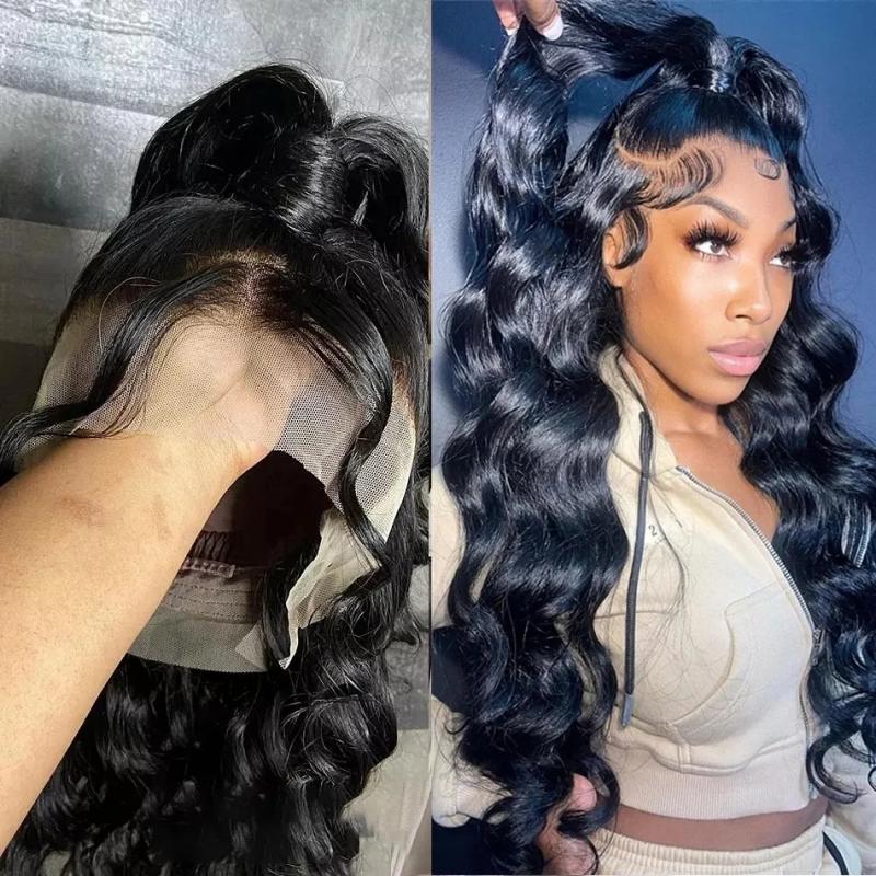 Hair Wigs | 13X4 Body Wave Lace Front Wig Human Hair For Black Women Brazilian Pre-Plucked Hd Lace Frontal Loose Deep Wave Wigs Synthetic Heat Resistant Hair Wigs 613 Blonde Color