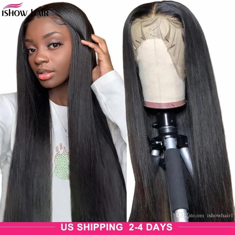 Hair Wigs | 13X6 Hd Transparent Lace Front Wigs Body Wave Frontal Wig Remy Brazilian Straight Loose Deep Water Human Hair Wigs Hair Wigs body wave