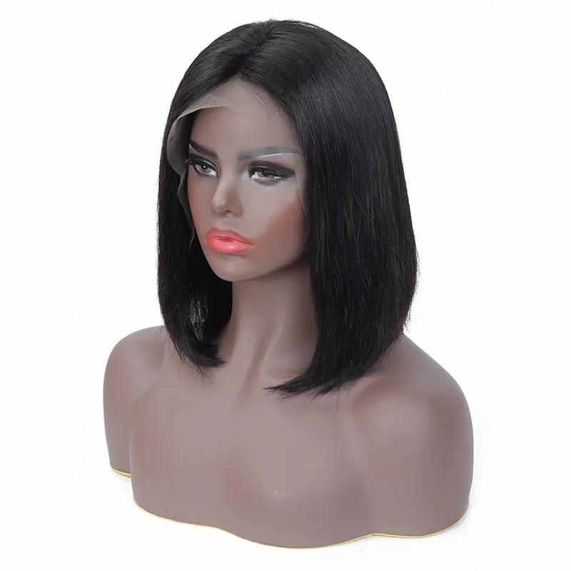 Hair Wigs | 150% Density Lace Front Human Hair Wigs 13X4 Brazilian Human Remy Hair 8-16Inch Straight Short Bob Wig Hair Wigs Hair Wigs