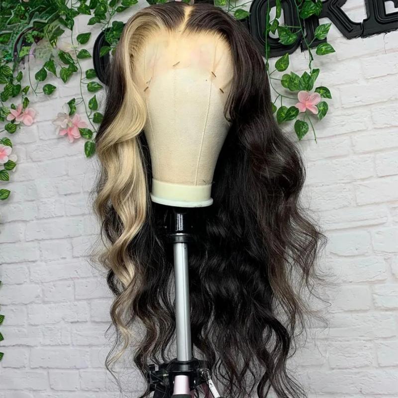 Hair Wigs | 180Density Peruvian Ash Blonde Lace Front Wigs For Women Colored Body Wave Lace Frontal Wig Pre Plucked Synthetic Cosplay Wig Hair Wigs black