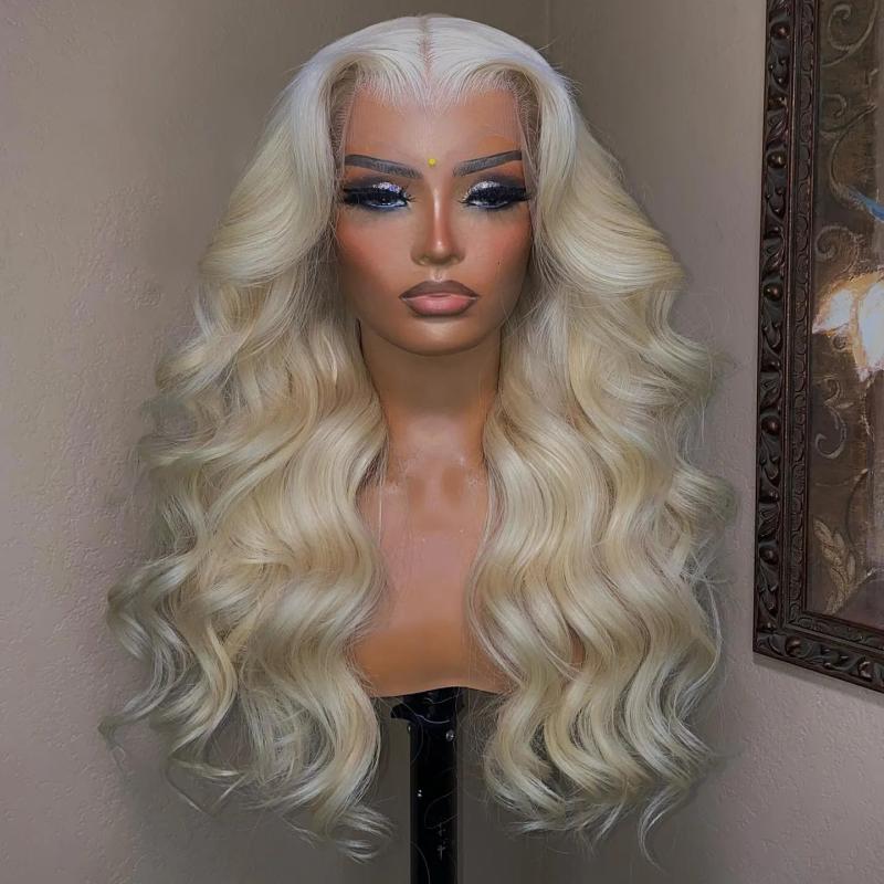 Hair Wigs | 40 Inch 613 Honey Blonde Lace Front Human Hair Wigs Brazilian Body Wave Colored Hd Lace Frontal Wig For Women Synthetic Heat Resistant Hair Wigs 613 Color