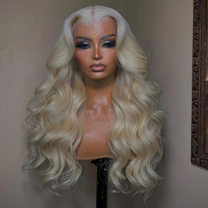 Hair Wigs | 40 Inch 613 Honey Blonde Lace Front Human Hair Wigs Brazilian Body Wave Colored Hd Lace Frontal Wig For Women Synthetic Heat Resistant Hair Wigs 613 Color