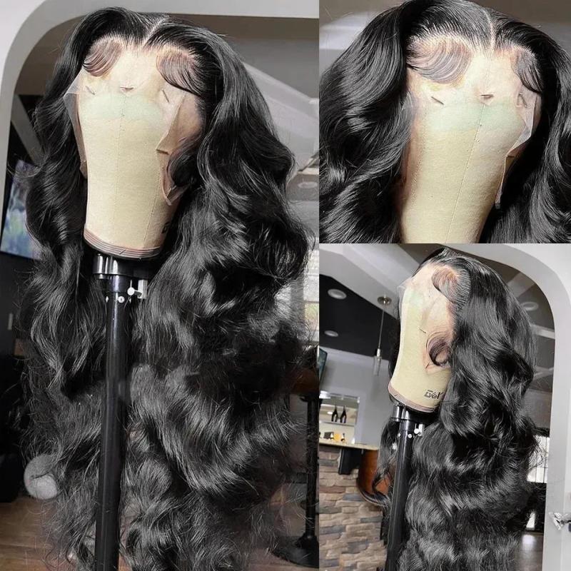 Hair Wigs | Brazilian 250 Density Body Wave 13X4 Hd Lace Front Wig 30 Inch Loose Wave 360 Lace Frontal Wig Simulation Human Hair Wigs Pre Plucked Hair Wigs 613 Blonde Color