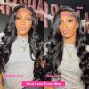 Hair Wigs | Brazilian Hair 40 Inch 13X4 Hd Body Wave Lace Front Wig Pre Plucked Body Wave Lace Frontal Wig Glueless Simulation Human Hair Wigs For Black Women Hair Wigs black pink color