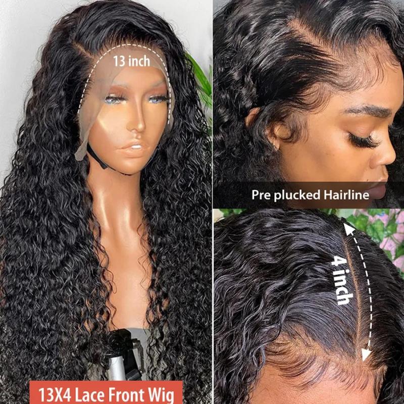 Hair Wigs | Deep Wave Human Hair Hd Lace Wigs 5X5 13X4 13X6 Swiss Lace Bleach Knots Pre Plucked Natural Hairline For Black Women Hair Wigs Hair Wigs