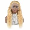 Hair Wigs | Ishow 13*4 Transparent Lace Front Wig Brazilian Body Wave Human Hair Wigs Blonde Color 613 Peruvian Straight 10-30Inch For Women All Ages Loose Deep Hair Wigs body wave