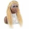 Hair Wigs | Ishow 13*4 Transparent Lace Front Wig Brazilian Body Wave Human Hair Wigs Blonde Color 613 Peruvian Straight 10-30Inch For Women All Ages Loose Deep Hair Wigs body wave