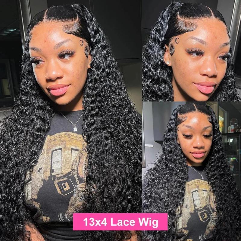 Hair Wigs | Lace Wigs 40 Inch Curly 13X4 13X6 Hd Transparent Lace Frontal Wig Brazilian Remy 360 Loose Deep Wave Human Hair Lace Front Wigs For Women 231024 Hair Wigs Hair Wigs