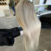 Hair Wigs | Long Peruvian Soft Hair Highlight Full Lace Front Wigs Light Ash Blonde Roots Swiss Hd Transparent Lace Frontal Glueless Wig 200% Hair Wigs 613 Blonde Color