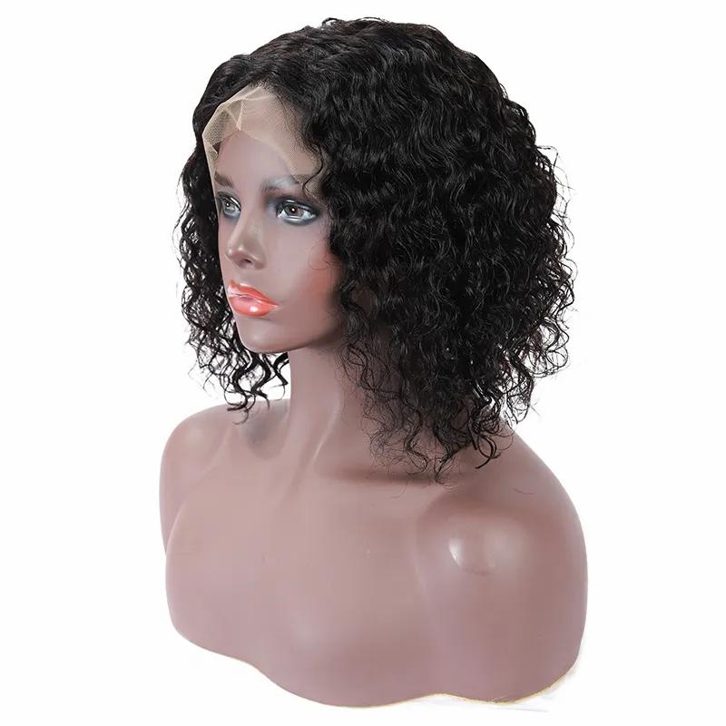 Hair Wigs | Peruvian Curly Hair Wigs 13X4 Wave Wave Bob Wig Peruvian Human Hair Lace Frontal Wigs Hair Wigs Hair Wigs