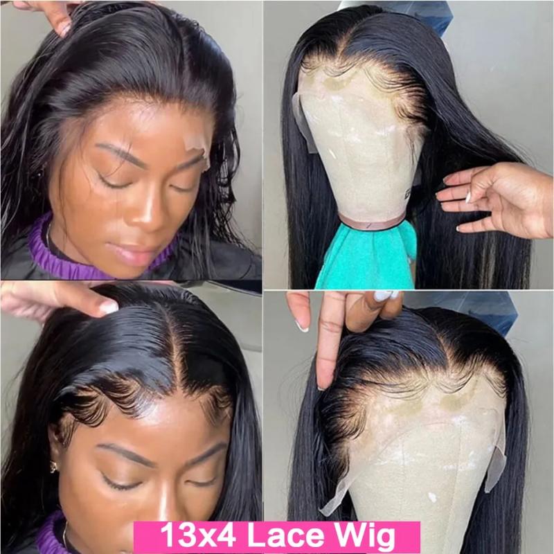 Hair Wigs | Purple Colored Transparent 360 Lace Frontal Wigs Simulation Human Hair Wig For Women Brazilian Glueless Full Lace Front Wigs Hair Wigs 1