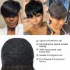 Hair Wigs | Short Bob Human Hair Wigs Pixie Cut Straight Remy Brazilian Hair For Black Women Machine Made Glueless Wig Hair Wigs blonde color