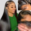 Hair Wigs | Straight Lace Front Wigs Hd Lace Wig 13X4 Human Hair Wigs For Black Women Pre Plucked Brazilian 40 Inch Synthetic Lace Frontal Wig Hair Wigs 2