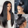 Hair Wigs | Straight Lace Front Wigs Hd Lace Wig 13X4 Human Hair Wigs For Black Women Pre Plucked Brazilian 40 Inch Synthetic Lace Frontal Wig Hair Wigs 2