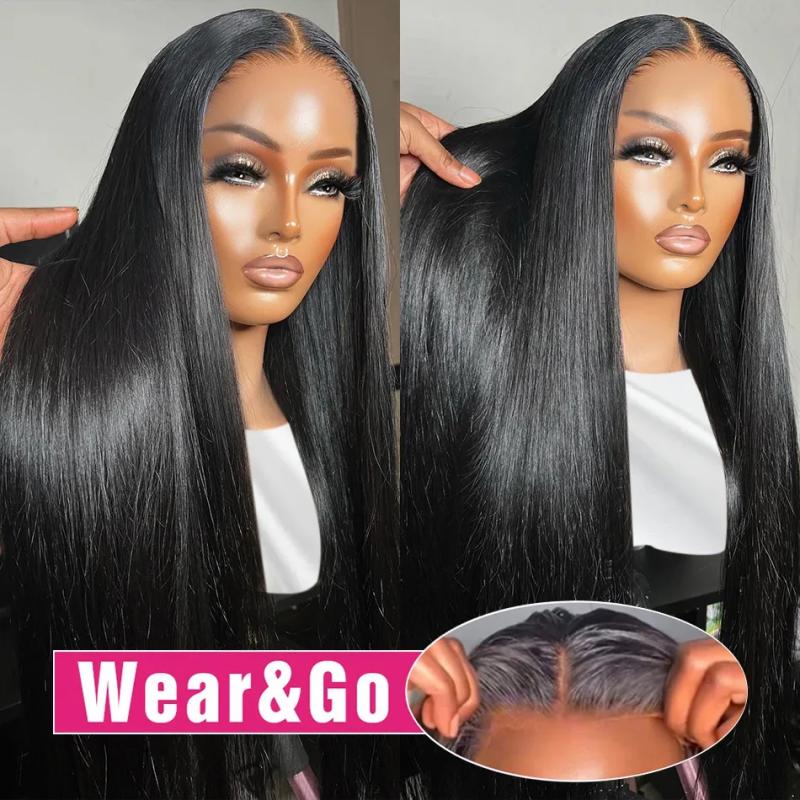 Hair Wigs | Wear Go Glueless Wig 34 Inch Bone Straight 13X4 Hd Lace Frontal Wig Human Hair Pre Plucked 360 Transparent Hd Lace Front Wig Syntthetic Hair Wigs 613 Blonde Color