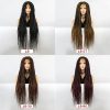 Lace Wigs |  Synthetic Full Lace Wig Braided Wigs For Black Women Crochet Box Wig Braid 36 Inches Braiding Hair Knotless Box Braids Wigs 230608 Lace Wigs 1B