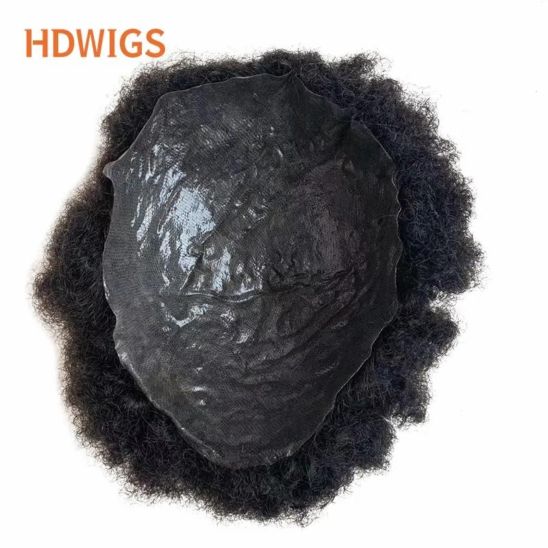 Men’s Wigs | Children S Wigs Capillary Prothesis Full Pu Hair Afro Kinky Curly Toupee Indian Hu4Mm Wave Natural Wig Color 230815 Men's Wigs Men's Wigs