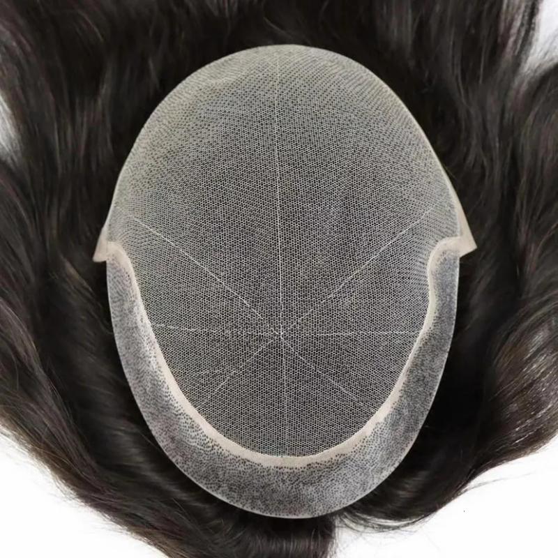 Men’s Wigs | Wigs 12Inch Long Hair #3 Darkest Brown 8X10Inch Q6 Base Hair System Prosthesis Replacement Application For Hair Loss Patch Peruk 230901 Men's Wigs Men's Wigs