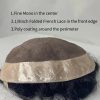 Men’s Wigs | Wigs 20Mm Curly Hairpiece Fine Mono Male Hair Prosthesis Toupee 100 Indian Hu7″ Wig Exhuast Systems 231024 Men's Wigs Men's Wigs