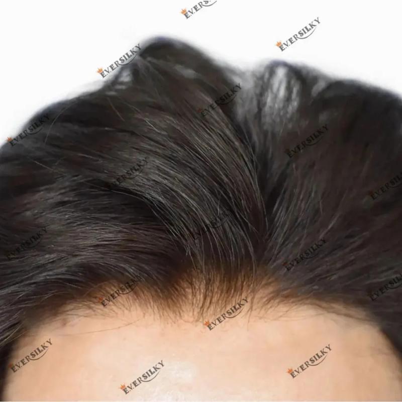 Men’s Wigs | Wigs Natural Hairline Toupee V Loop 0.06 0.08Mm Pu Base Hair Replacement System Straight Wavy For Options Blonde 231115 Men's Wigs Men's Wigs