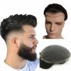 Men’s Wigs | Wigs Nlw Toupee For HuHair Prosthesis Swiss Lace Replacement System Units Base 10 8 Pieces 231115 Men's Wigs Men's Wigs