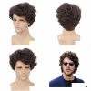 Men’s Wigs | Wigs Nxy Wigs Brown Natural Curl Chemical Fiber Mechanism Fashion Short 220527 Drop Delivery Hair Product Dh6Lk Men's Wigs Men's Wigs