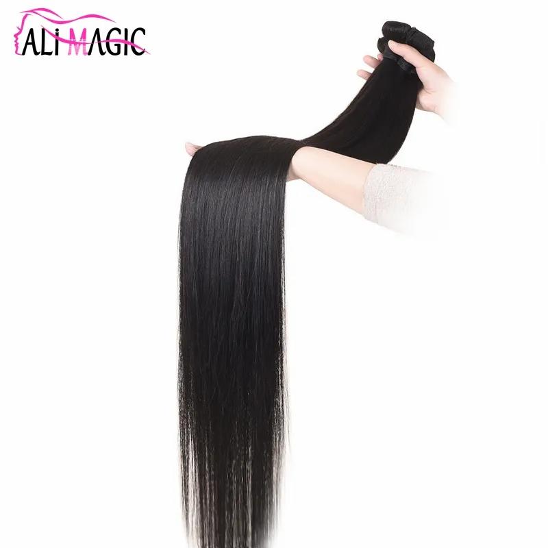 Remy Hair & Virgin Hair | Cuticle Aligned Hair 30 32 34 36 38 40 Inch Bundles 100% Remy Virgin Human Hair Bundles Natural Black 100G/Bundle Factory Price Remy Hair & Virgin Hair Remy Hair & Virgin Hair