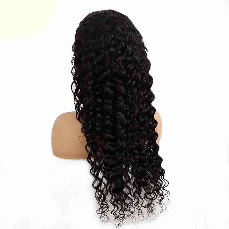 Remy Hair & Virgin Hair | Hd 4X4 Lace Front Wig Loose Deep Brazilian 100% Human Hair 10-32Inch Remy Virgin Hair Indian Peruvian Curly Natural Color Remy Hair & Virgin Hair Remy Hair & Virgin Hair