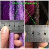 Remy Hair & Virgin Hair | Human Hair Bulks Desire For Hair 5 Pieces Ombre Hand Made Dreadlocks Hair Extensions Synthetic Hip-Hop Style Crochet Braids Hair Pink Color 230906 Remy Hair & Virgin Hair Remy Hair & Virgin Hair