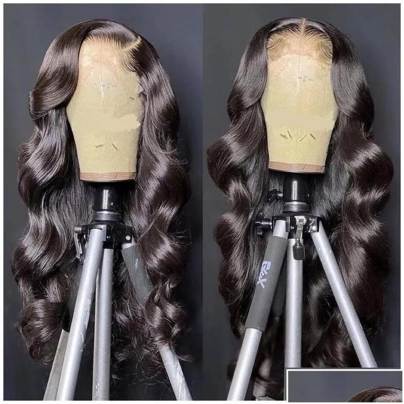 Remy Hair & Virgin Hair | Human Hair Wigs Remy Baby Pre Plucked Body Wave Lace Front Wig 13X4 Hd Transparent Frontal Preplucked Closure Brazili Dhnca Remy Hair & Virgin Hair Remy Hair & Virgin Hair