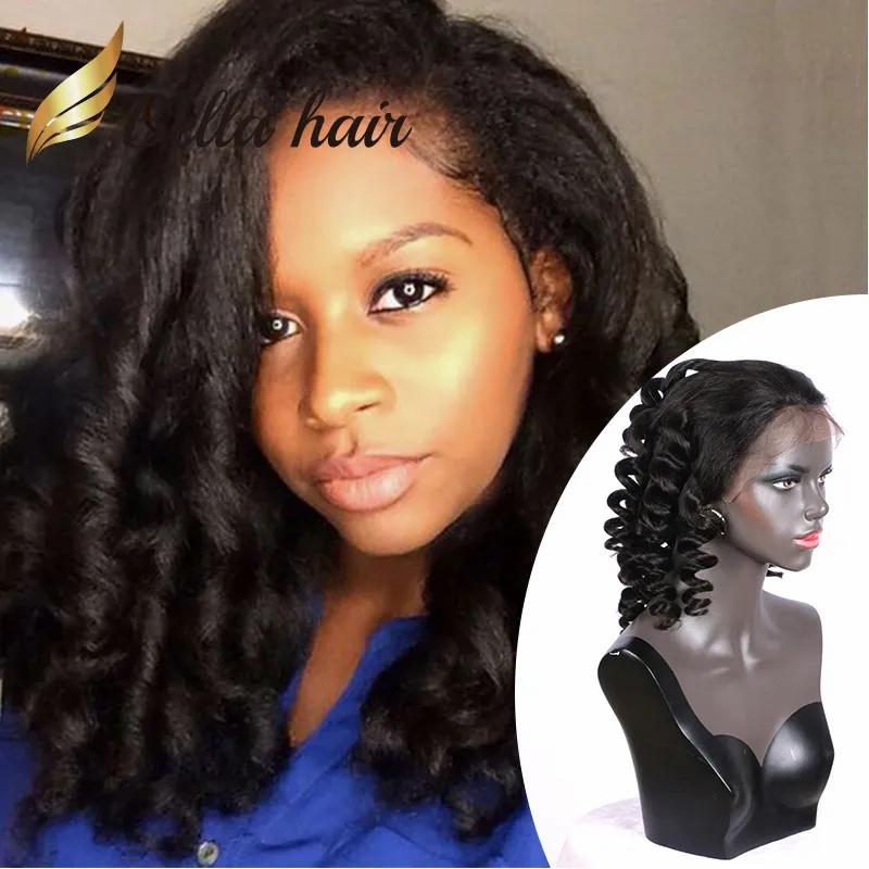 Remy Hair & Virgin Hair | Loose Wave Lace Wig Virgin Human Hair Funmi Curl Peruvian Frontal Hair Wigs For Black Women Adjustable Julienchina Remy Hair & Virgin Hair Remy Hair & Virgin Hair