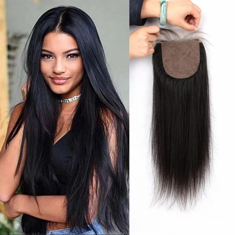 Remy Hair & Virgin Hair | Real Virgin Brazilian Straight Hair Silk Base Lace Closure Natural Scalp Body Wave Human Hair Closures Deep Curly Bleach Knots Greatremy Vendor Sale Remy Hair & Virgin Hair Remy Hair & Virgin Hair